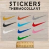 logo stickers nike thermocollant